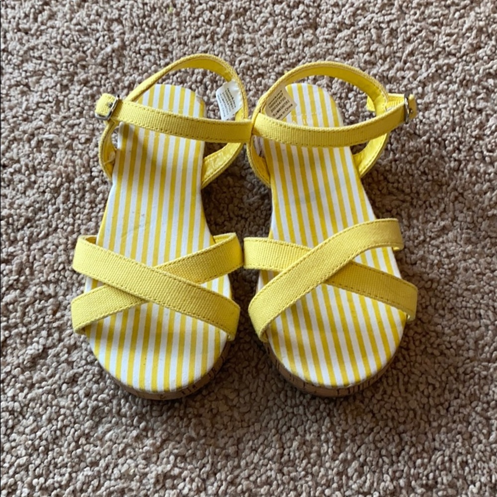 Yellow Janie and Jack Sandals